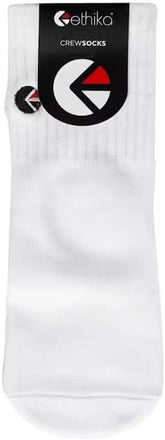 Ethika Toddlers Crew Sock | White