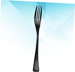 Black Dinner Fork Stainless Steel Cutlery Table Fork Perfect for Steak Family Dinner Home Hotel