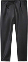 Mayoral Synthetic Leather Leggings for Girls Black