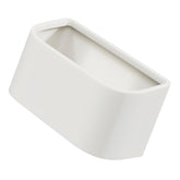 Vaguelly Wall-Mounted Hanging Garbage Bin Kitchen Trash Can Lid Space-Saving Cabinet Door Organizer 1-Piece Waterproof Trash Container for Bathroom and Kitchen