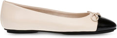 Anne Klein Womens LUCI Faux Leather Slip On Flat Shoes