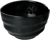 Commercial hot pot restaurant seasoning rice bowl, anti-drop black imitation porcelain restaurant small bowl-186-black