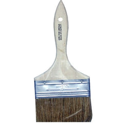 White Bristle Chip Paint Brush 4in double thick