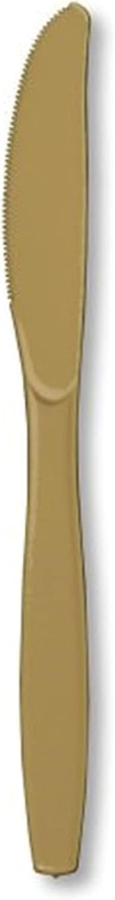 Creative Converting 10473 Metallic Gold Plastic Forks, 24 pcs