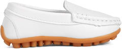 QIETION Toddler Little Kid Boys Girls Soft Slip On Loafers Dress Flat Shoes