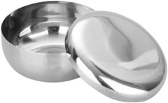 Generic Korean Stainless Steel Rice Bowl with Lid Multi-Purpose Insulated Soup Bowls Snacks Bowls Anti Drop Bowl for Kitchen Restaurant(S), AM17CD0KNWBUS