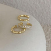 Gold Metal Ear Cuffs for Women, Minimalist Fashion Earrings, Elegant Chic Ear Cuffs for Any Occasion(Multiple Styles)