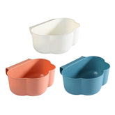 VALICLUD 3pcs Mini Hanging Trash Can for Kitchen Cabinet Door Odorless Garbage Bin Under Sink Sturdy Plastic Waste Container for Home Organization and Small Spaces