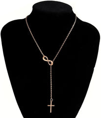 Cross Necklace for Women 14K Gold/Silver Plated Dainty Necklace