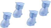 SUPVOX 4pcs Dog Rain Boots Tep Pet Shoes for Rainy Days Small Omnidirectional for Outdoor Use