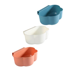 3pcs Kitchen Hanging Trash Can Bins Lids Under Sink Waste Bin Recycling for Kitchen