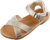 Toddler Sandals Girl Fashion Summer Children Kids Girl Boy Outdoor Soft Sandals Slippers Shoes (White, 11.5 Little Kids)