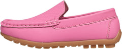 CoXist Kids Toddlers Boys Girls Leather Slip On Loafers Moccasin Boat Dress Shoes
