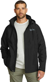 Eddie Bauer Men's Packable Waterproof Rainfoil Rain Jacket