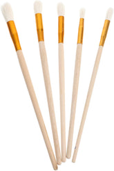 5Pcs Flower Pollination Tools Gardening Pollinator Brushes for Fruit Trees Vegetables Flowers Hand Tool for Efficient Self Pollination Plant Care