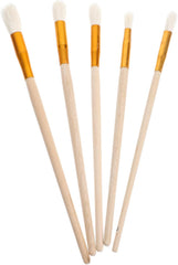 5Pcs Flower Pollination Tools Gardening Pollinator Brushes for Fruit Trees Vegetables Flowers Hand Tool for Efficient Self Pollination Plant Care