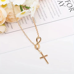 Cross Necklace for Women 14K Gold/Silver Plated Dainty Necklace