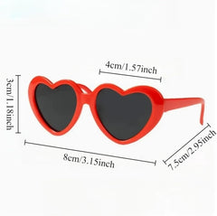 Decorative Play 2PC Love Dog Shape Pet Mini Sunglasses Cute Pet Cat Grooming Decoration Supplies(Yellow)