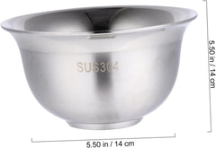 Healthy Stainless Steel Insulated Bowls for Boys and Girls Shatterproof Boy Girl Dining for Rice Soup and Snacks Safe and Bowls