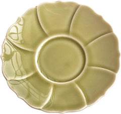 70Ml/2.5oz Yaozhou Kiln Hexagonal Master Cup, Chinese-style relief tea tasting cup - cup and saucer