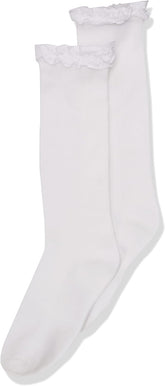 Jefferies Socks Girls' Ruffle Knee High