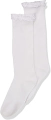 Jefferies Socks Girls' Ruffle Knee High