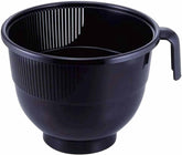 Shimomura Kihan 24522 Tsubamesanjo Resin Bowl, Rice Sharpener, Wide, Rice Washing Cup, Made in Japan, With Drainage Holes, Ribbed Inner Surface, 6 Cups