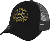Army MOS 95B Military Police Trucker Hat - Snapback Hat, Breathable Mesh Baseball Cap