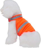 POPETPOP Dog Vest Harness Reflective Pet for Walking Hiking Jogging (Fluorescent)