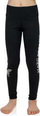 Marc Defang Girl's High-Waist Signature Sports Leggings