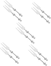 Beadable Stainless Steel Fruit Fork Diy Tableware for Appetizers and Desserts Versatile Household Cutlery Elegant Design for Special Occasions