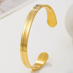 Gold Bangle Bracelets for Women Stackable Cuff Bracelet Gold Bangle Jewelry Gifts for Women Elegant Bracelets