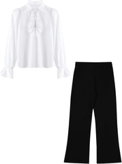 Girls Boys Yoga Flare Legging Dance Pants with Long Sleeve Ruffle Shirt for Latin Jazz Ballet Dance Training Outfit