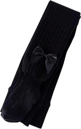 Girls Knitted Tights Baby Toddler Solid Color Pantyhose Leggings Kids Elastic Waist Stockings