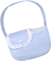 Happyyami Cat Shoulder Bag Travel Carrier Lightweight Polyester Sling for Pets Convenient for Hiking Outdoor Adventures Pet Backpack for Cats Dogs Sky s