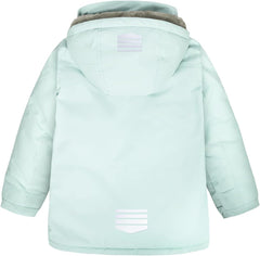 GEMYSE Kids Winter Jacket Waterproof Boys Girls Ski Jacket with Hood Windproof Warm Fall and Winter Outerwear