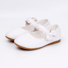 Girls Dress Shoes Toddler Flower Girl Little Kids Mary Jane Ballet Flats Bow Wedding School Party Communion Shoes