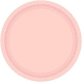 Frosty White Round Plates, 7" (20-Pack) - Elegant & Sturdy Paper Plates, Perfect for Parties, Weddings & Celebrations