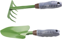 1set Stainless Steel Garden Tool Rake and Shovel for Efficient Weeding and Soil Excavation Gardening Hand Tools for Home and Use