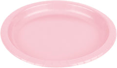 Frosty White Round Plates, 7" (20-Pack) - Elegant & Sturdy Paper Plates, Perfect for Parties, Weddings & Celebrations