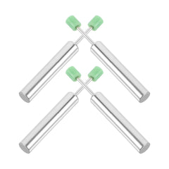 8pcs Universal Trash Can Lid Damper Replacement Soft-Close Mechanism Hydraulic Piston for Kitchen Garbage Cans Quiet Closing for Home