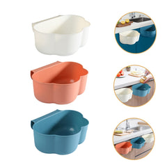 3pcs Kitchen Cabinet Hanging Trash Can Compact Garbage Bin for Food Waste Reusable Container Modern Design for Cabinet Doors Pantry and Car