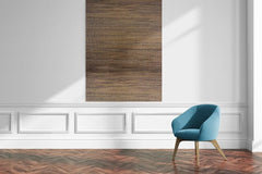 CONCORD WALLCOVERINGS ™ Display Sample, Grasscloth Texture Wallpaper – Brown Roll, Durable Vinyl Wall Covering, 7" x 10", Rustic and Elegant Design