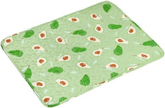 jkahh Moisture Proof Pet Dog Floor Mat Sofa Cushion Cat Sleeping Mat Breathable Pet Bed Mat ,Green Avocados