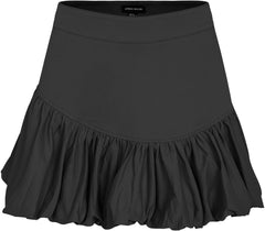 Women Bubble Mini Skirts Balloon High Waist Ruffle Hem Summer Puffy Cute A-Line Sexy Y2K Skirt