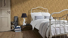 DecoWorld, Natural Brown Wallpaper Sample, Modern Wall Decor Accent