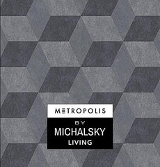 CONCORD WALLCOVERINGS ™ Metropolis, Urban Graphic Stripes Floral Textured Plain Brown Wallpaper, Sample 7" x 10"