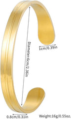 Gold Bangle Bracelets for Women Stackable Cuff Bracelet Gold Bangle Jewelry Gifts for Women Elegant Bracelets