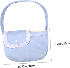 Cat Travel Sling Bag Breathable Pet Carrier for Cats and Dogs Polyester Shoulder Backpack Lightweight and Easy to Clean for Sightseeing and Camping