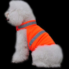 POPETPOP Dog Vest Harness Reflective Pet for Walking Hiking Jogging (Fluorescent)